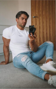 Mens ripped skinny jeans