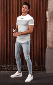 Mens ripped skinny jeans