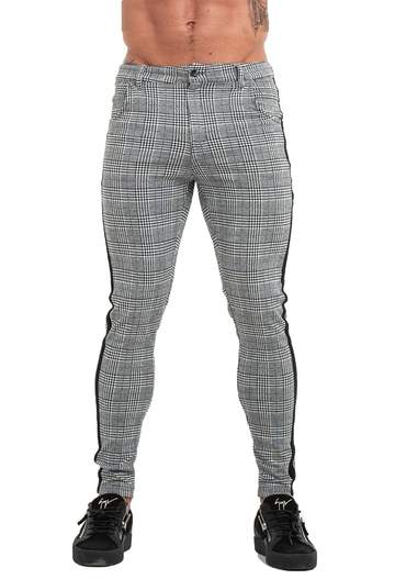 Grey Plaid Pants Mens Skinny - Best stretch skinny jeans, chinos | Nicerior