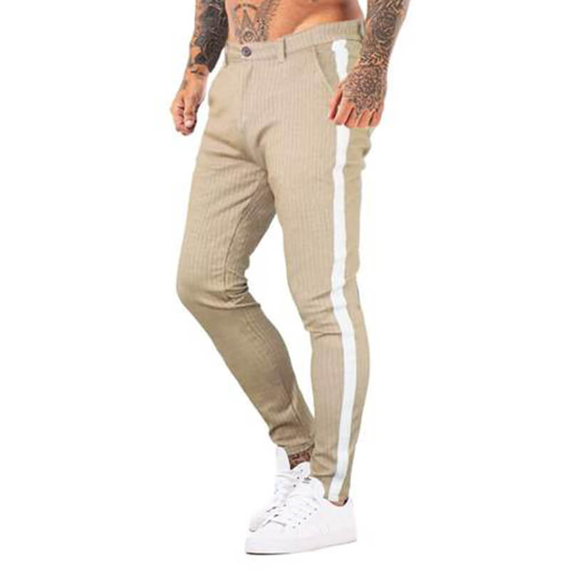 Skinny Chinos Tapered Pants - Best stretch skinny jeans, chinos | Nicerior