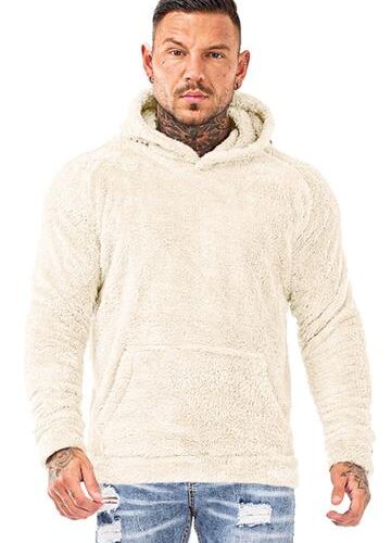 sherpa hoodie pullover mens