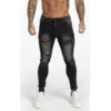 knee ripped jeans mens