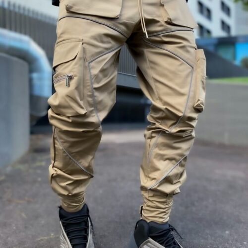 Nicerior man's street casual outfit guide  Cargo pants outfit men, Pants  outfit men, Green pants men