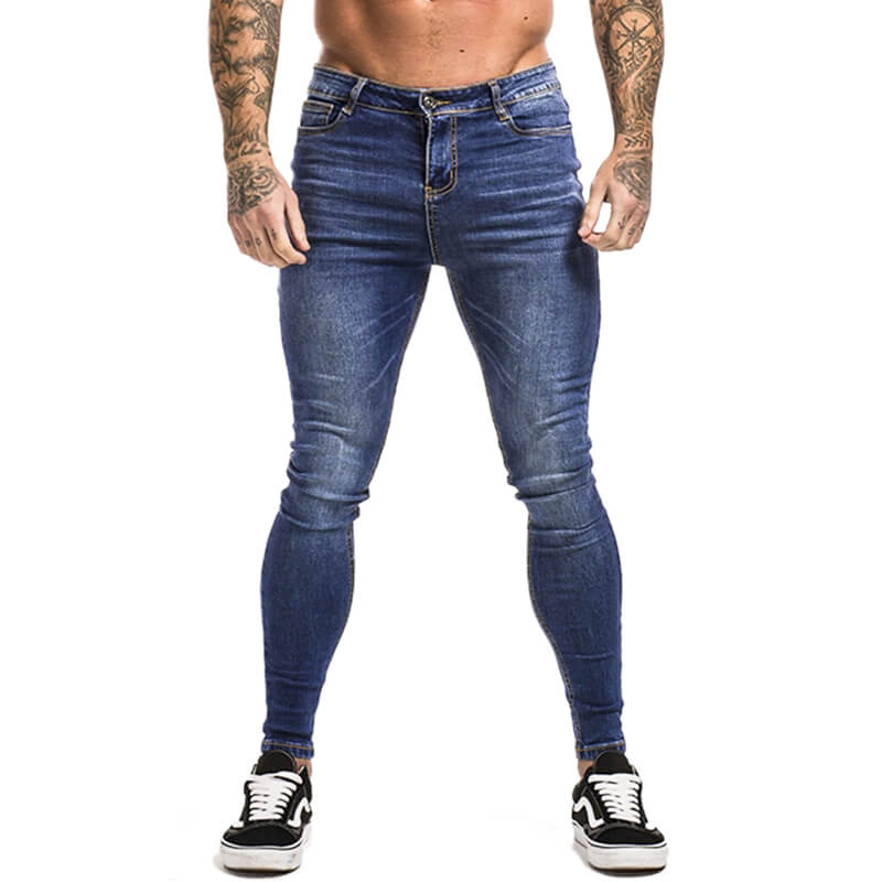Drax Light Blue Super Skinny Jeans - HIRE5 Menswear